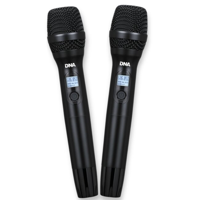 DNA Professional XMIC 2 - Wireless dual set: 2 x handheld microphones + receiver (518 542 MHz)