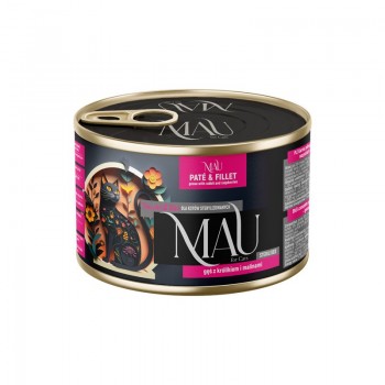 MAU Pate and Fillet Sterilised Goose with rabbit and raspberries - wet cat food - 185g