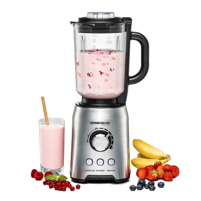 Rommelsbacher MX 1250 blender 1.75 L Tabletop blender 1200 W Stainless steel