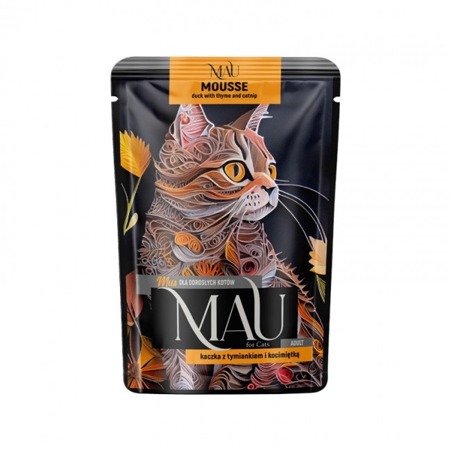 MAU Mousse Duck with thyme and catnip - wet cat food - 85g