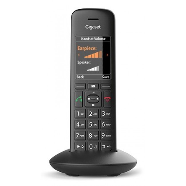 Gigaset C570HX Analog/DECT telephone Caller ID Black