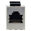 Equip Cat.6 Shielded Keystone Inline Coupler, 8pcs/Set