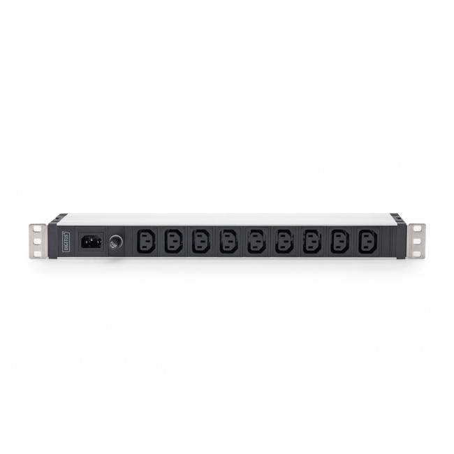 Digitus Socket strip with aluminum profile, 9-way, IEC C14 input