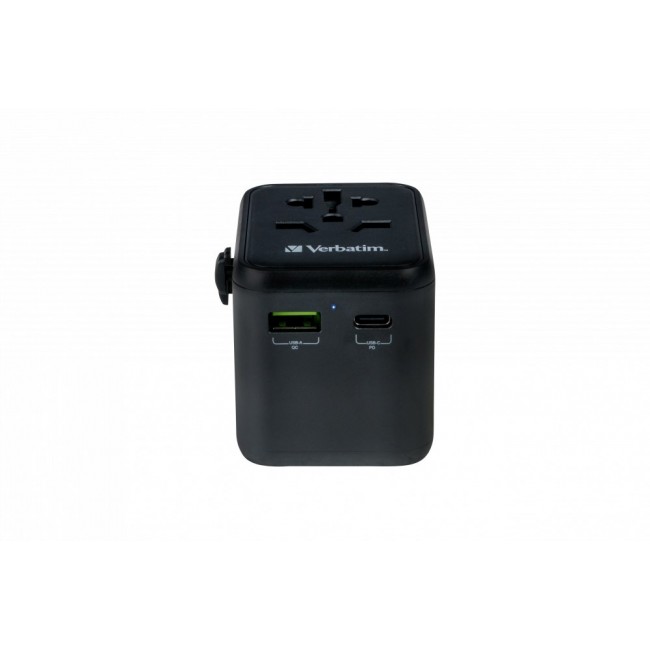 Verbatim 49544 power plug adapter Universal Black