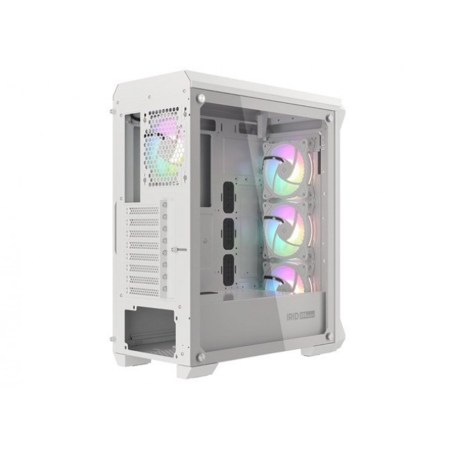 Genesis CASE MIDI TOWER IRID 505 ARGB White NPC-1872 Genesis CASE MIDI TOWER IRID 505 ARGB White NPC-1872