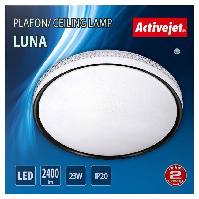 Modern LED ceiling plafond Activejet LUNA 23W Modern LED ceiling plafond Activejet LUNA 23W