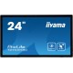 iiyama 24 multi-touch monitor with edge-to-edge glass, anti fingerprint coating , integrated webcam and a flexible stand