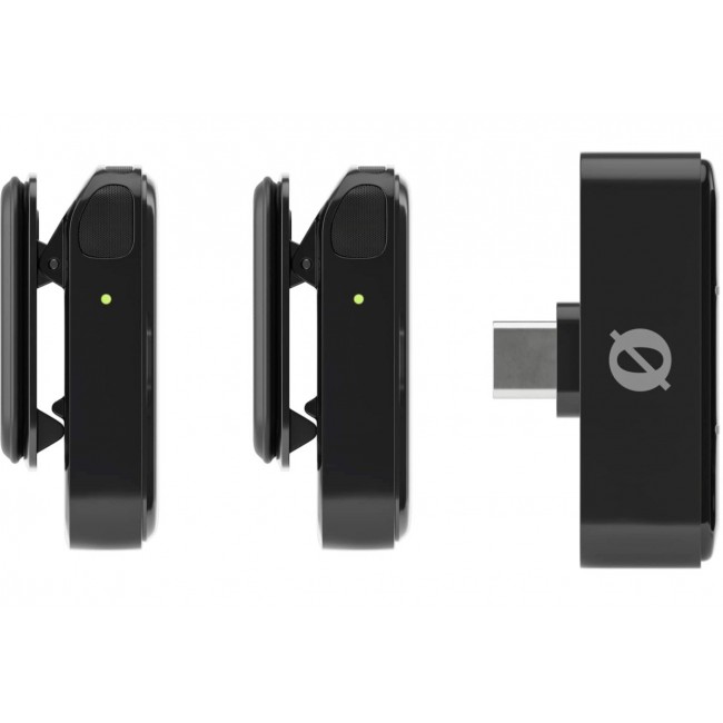R DE Wireless Micro - 2-channel digital wireless system, USB-C, black
