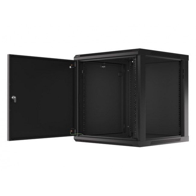 Lanberg WF01-6612-00B rack cabinet 12U Wall mounted rack Black