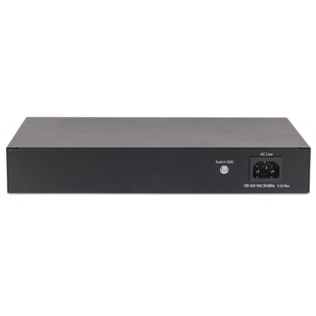 Intellinet 24-Port Gigabit Ethernet Switch, 24 x 10/100/1000 Mbit/s RJ45-Ports, IEEE 802.3az (Energy Efficient Ethernet), Desktop, 19