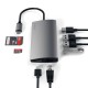 Satechi Multi-Port Adapter V2 Dock st. USB 3.2 Gen 1 (3.1 Gen 1) Type-C Grey Satechi Multi-Port Adapter V2 Dock st. USB 3.2 Gen 1 (3.1 Gen 1) Type-C Grey