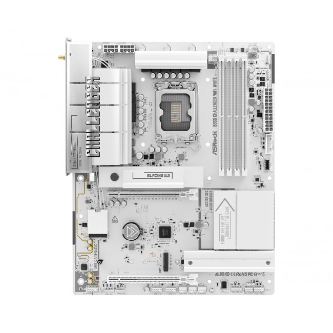 Asrock B860 Challenger WiFi White Intel B860 LGA 1851 (Socket V1) ATX Asrock B860 Challenger WiFi White Intel B860 LGA 1851 (Socket V1) ATX