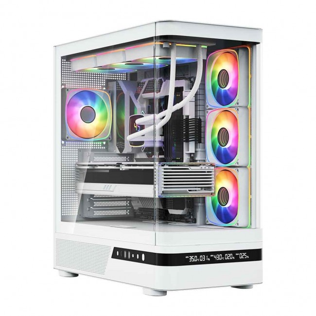 MODECOM Volcano Volcano AQ200 ARGB Midi White