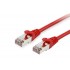 Equip Cat.6A S/FTP Patch Cable, Red, 25m