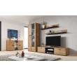 Cama set of two shelves 125cm SOHO lefkas oak/black