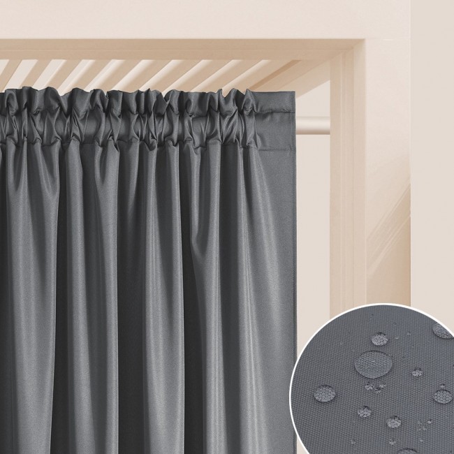 Terrace curtain - GARDEN LINE 155x250 Dark grey