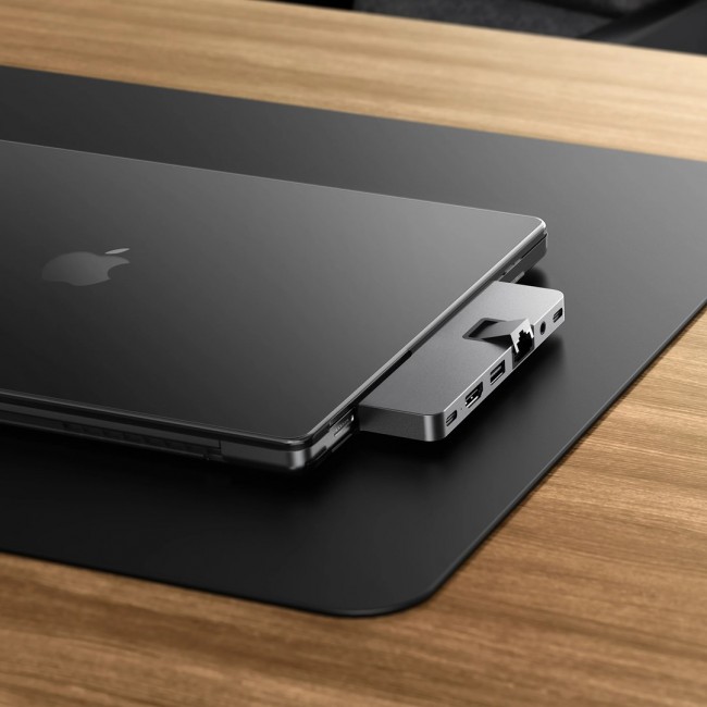 HYPER DUO PRO 7-in-2 USB-C Hub USB Type-C 104 Mbit/s Grey HYPER DUO PRO 7-in-2 USB-C Hub USB Type-C 104 Mbit/s Grey