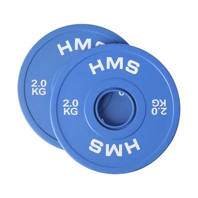 HMS Fitness CBRS20 2 pc(s) Olympic Rubber-coated weight disc HMS Fitness CBRS20 2 pc(s) Olympic Rubber-coated weight disc