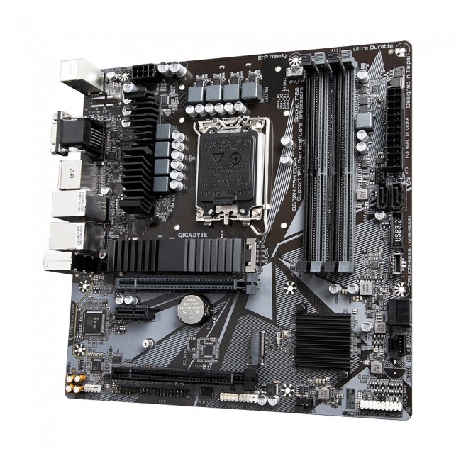 GIGABYTE Q670M D3H DDR4 Motherboard - Supports Intel Core 14th CPUs, 6+1+1 Phases Hybrid Digital VRM, up to 5333MHz DDR4 (OC), 2xPCIe 4.0 M.2, 2.5GbE LAN, USB 3.2 Gen 2 GIGABYTE Q670M D3H DDR4 Motherboard - Supports Intel Core 14th CPUs, 6+1+1 Phases Hybrid Digital VRM, up to 5333MHz DDR4 (OC), 2xPCIe 4.0 M.2, 2.5GbE LAN, USB 3.2 Gen 2