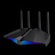 ASUS RT-AX82U wireless router Gigabit Ethernet Dual-band (2.4 GHz / 5 GHz) Black ASUS RT-AX82U wireless router Gigabit Ethernet Dual-band (2.4 GHz / 5 GHz) Black