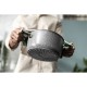 Induction pot with 2 handles and lid Ballarini Salina Granitium - 1.4 ltr
