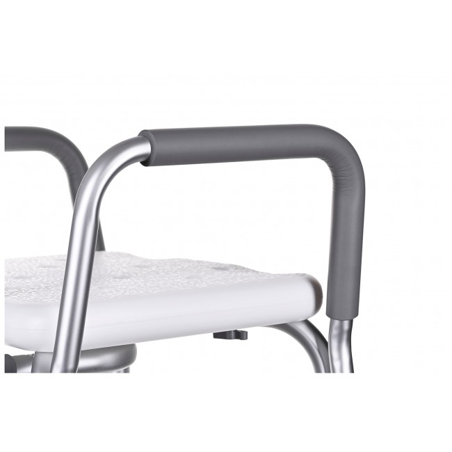 Shower chair with backrest and armrests Shower chair with backrest and armrests