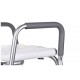 Shower chair with backrest and armrests Shower chair with backrest and armrests