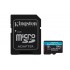 Kingston Technology 64GB microSDXC Canvas Go Plus Gen4 200MB/s A2 U3 V30 Card + Adapter