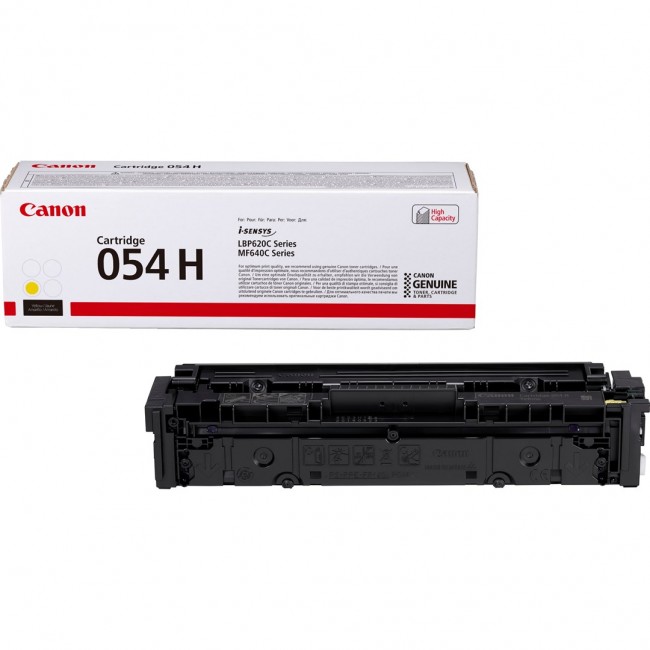 Canon 054 H High Yield Toner Cartridge, Yellow Canon 054 H High Yield Toner Cartridge, Yellow