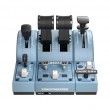 Thrustmaster TCA Quadrant Add-On Airbus Edition Blue Flight Sim Analogue / Digital PC
