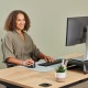 Fellowes Vertical Wireless Mouse Breyta Plus+ Ergonomic Left Handed Vertical Mouse with Antibacterial Protection Large