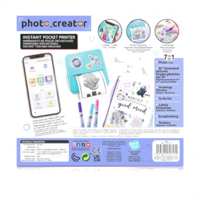 Canal Toys Instant Pocket Printer Canal Toys Instant Pocket Printer