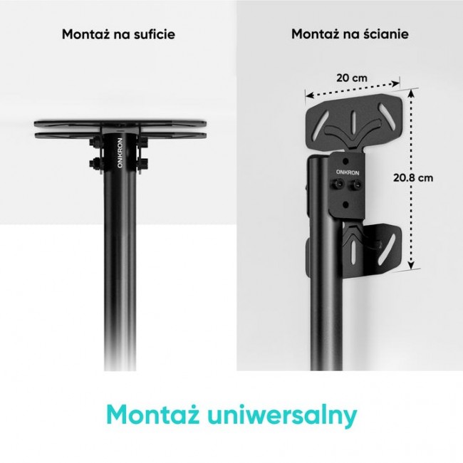 ONKRON Ceiling mount for TV 32