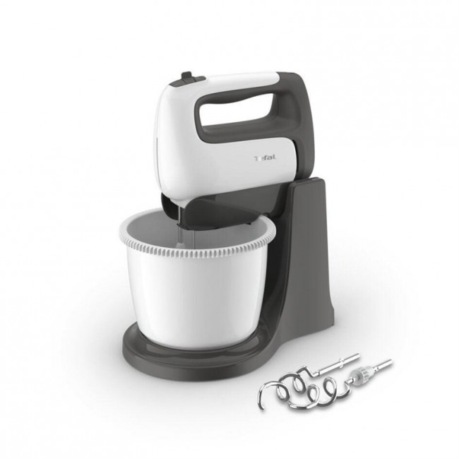 Tefal Prep'Mix+ HT4641 Stand mixer 500 W Grey, White