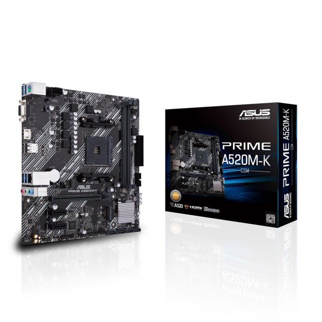 ASUS PRIME A520M-K AMD A520 micro ATX