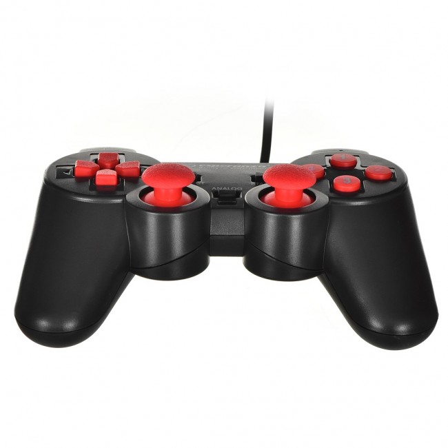 Esperanza EGG102R Gaming Controller Black, Red USB 2.0 Gamepad Analogue / Digital PC