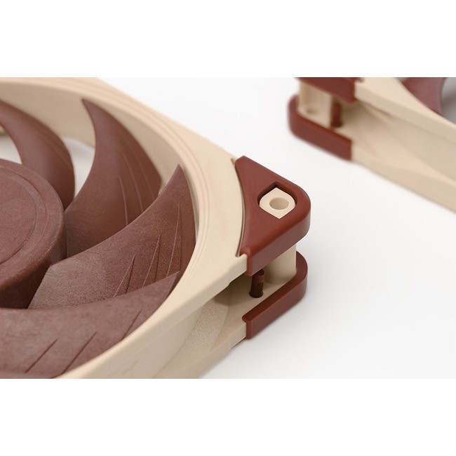 Noctua NF A12x25 PWM Computer case Fan 12 cm Beige, Red