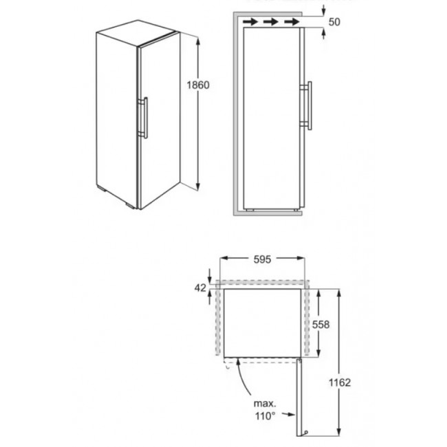 Refrigerator-freezer ELECTROLUX LNT7ME36G2