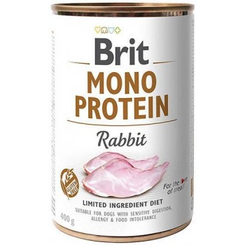 BRIT Mono Protein Rabbit - wet dog food - 400g