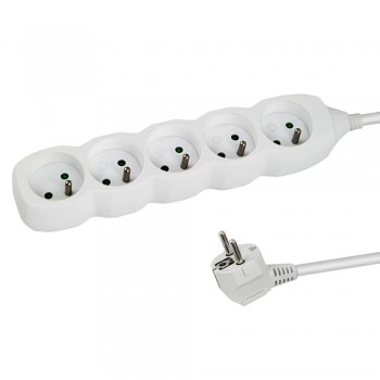 Esperanza ELK207W Power strip 5GN/1.5M White