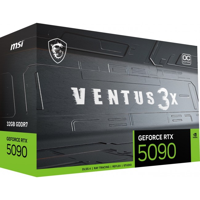 MSI VENTUS GEFORCE RTX 5090 32G 3X OC graphics card NVIDIA 32 GB GDDR7