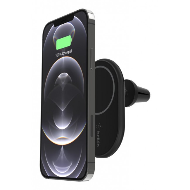 Belkin WIC004BTBK mobile device charger Smartphone Black USB Wireless charging Auto