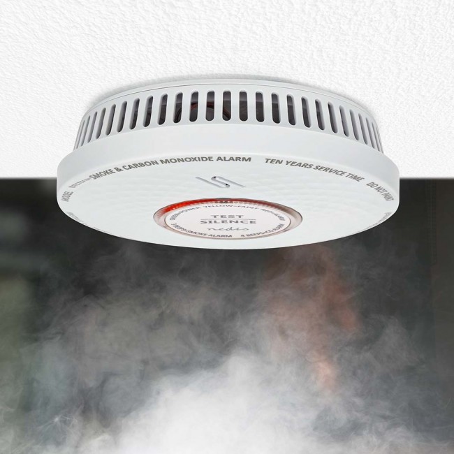 Smoke and carbon monoxide detector Nedis DTCTCS10WT Smoke and carbon monoxide detector Nedis DTCTCS10WT