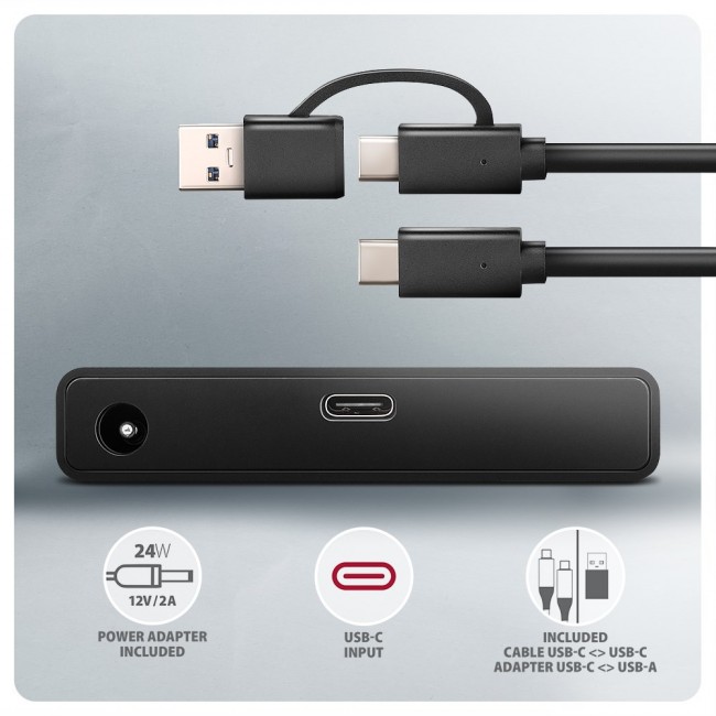 Axagon ADSA-FPX USB-C 10Gbps FAST PORT X adapter for 2.5 Axagon ADSA-FPX USB-C 10Gbps FAST PORT X adapter for 2.5