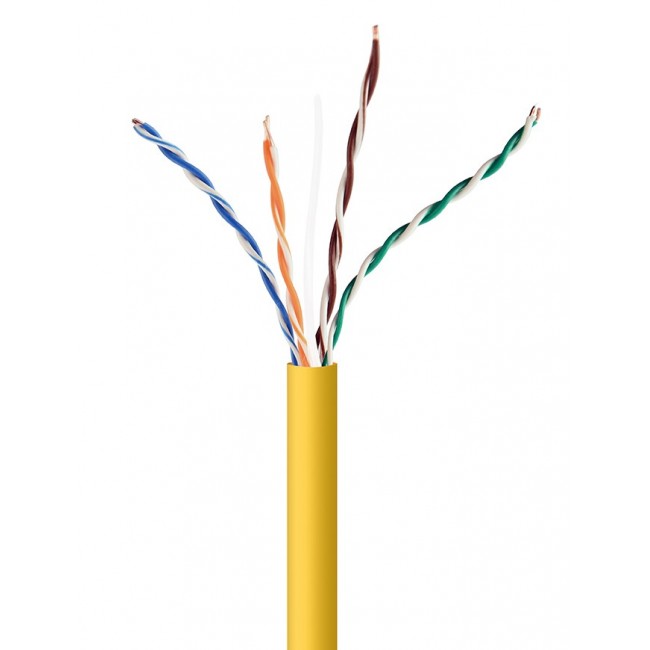 Gembird UPC-5004E-SOL-Y networking cable Yellow 305 m Cat5e U/UTP (UTP) Gembird UPC-5004E-SOL-Y networking cable Yellow 305 m Cat5e U/UTP (UTP)