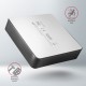 Axagon ADSA-M2C storage drive docking station USB 3.2 Gen 2 (3.1 Gen 2) Type-C Black