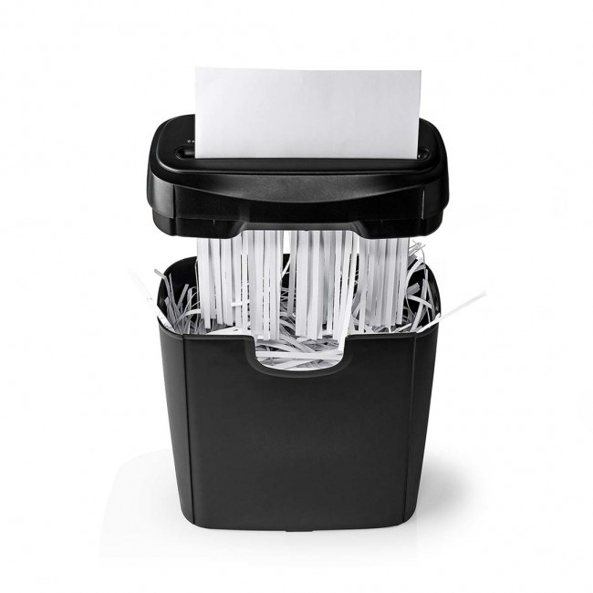 Nedis PASH112BKA4 paper shredder Strip shredding 22 cm Black