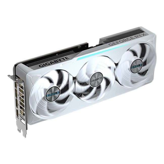 GIGABYTE GeForce RTX 5070 Ti EAGLE OC ICE SFF 16G Graphics Card - 16GB GDDR7, 256bit, PCI-E 5.0, 2542 MHz Core Clock, 3 x DP 2.1a, 1 x HDMI 2.1b, NVIDIA DLSS 4, GV-N507TEAGLEOC ICE-16GD