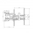 Maclean MC-781 TV mount 177.8 cm (70