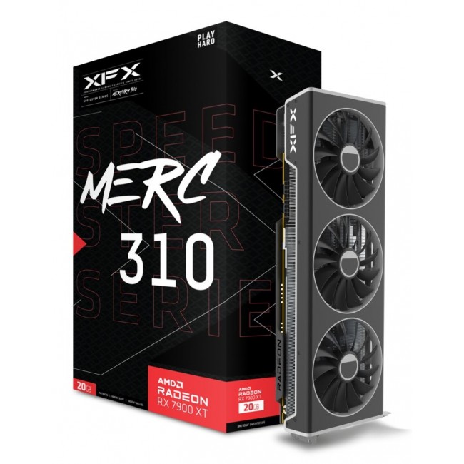 XFX Speedster MERC310 Radeon RX 7900 XT Grafikkarten (RX-79TMERCU9) (RX79TMERCU9) XFX Speedster MERC310 Radeon RX 7900 XT Grafikkarten (RX-79TMERCU9) (RX79TMERCU9)